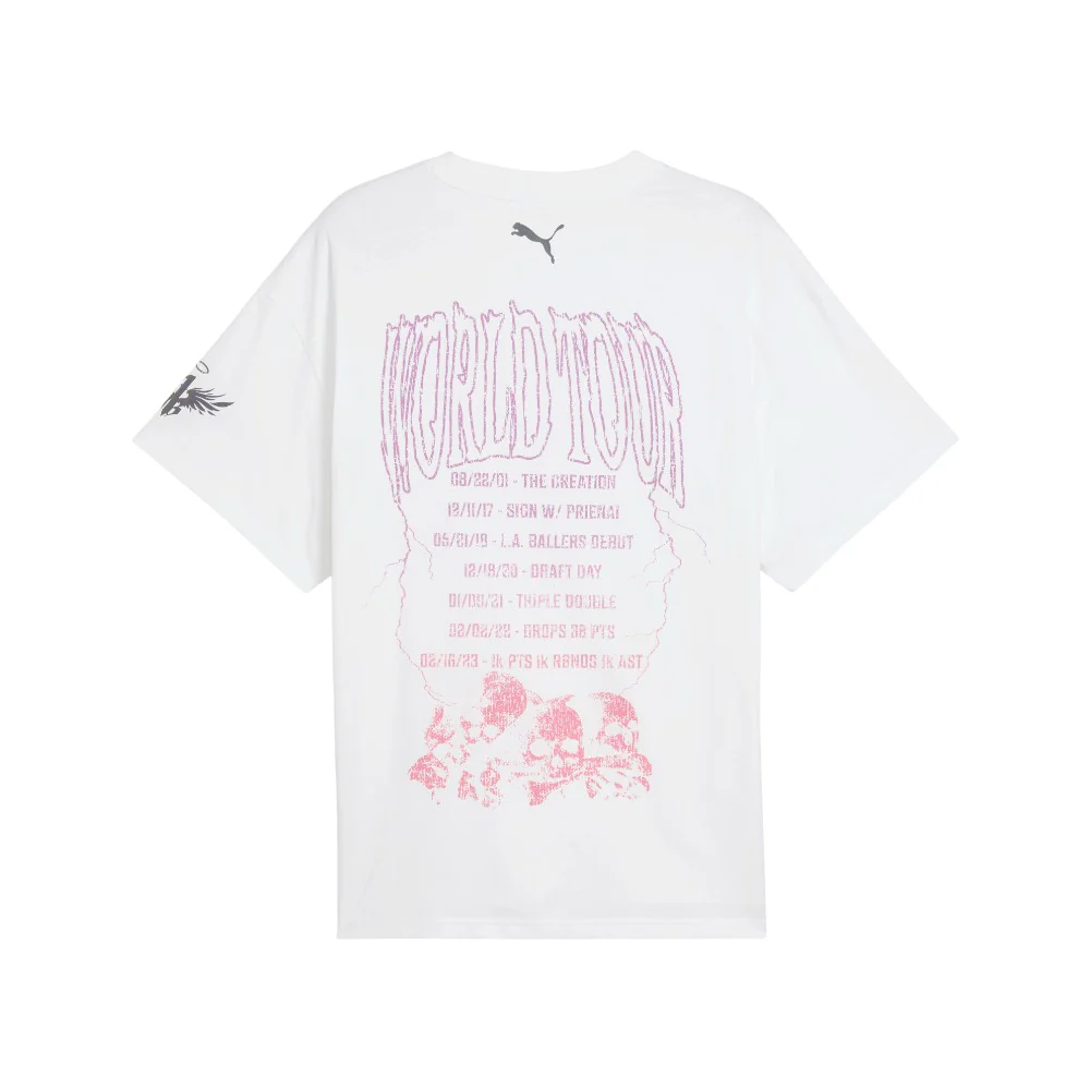 LaMelo World Tour-Nament Crew Neck Short Sleeve T-Shirt - Image 2