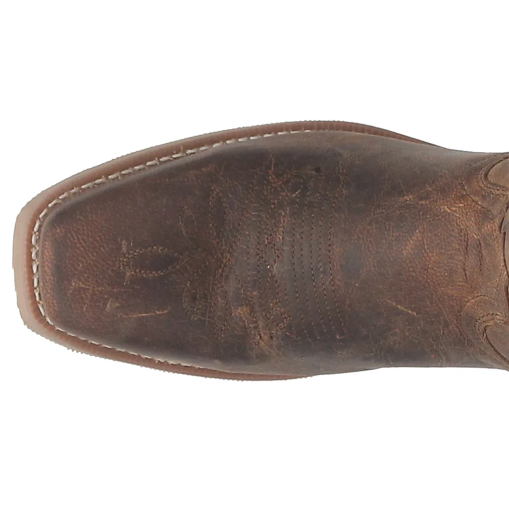 Nico Embroidered Square Toe Pull On Cowboy Boots - Image 4