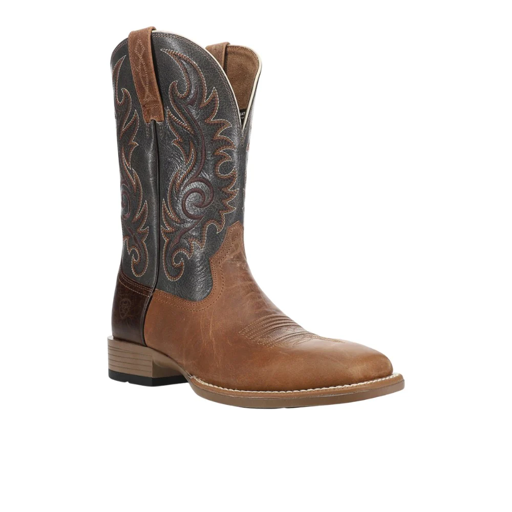 Lasco Ultra Light Embroidered Square Toe Pull On Cowboy Boots - Image 2