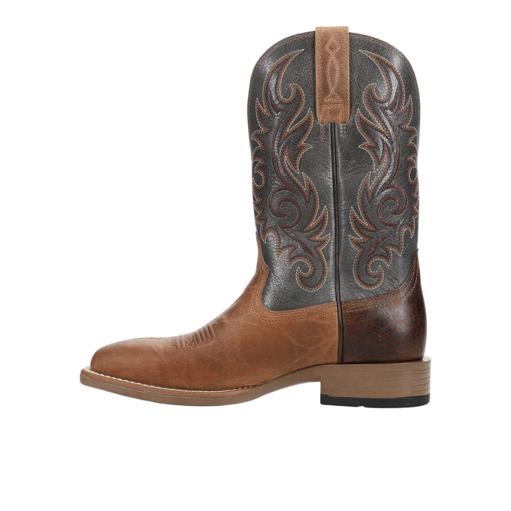 Lasco Ultra Light Embroidered Square Toe Pull On Cowboy Boots - Image 3