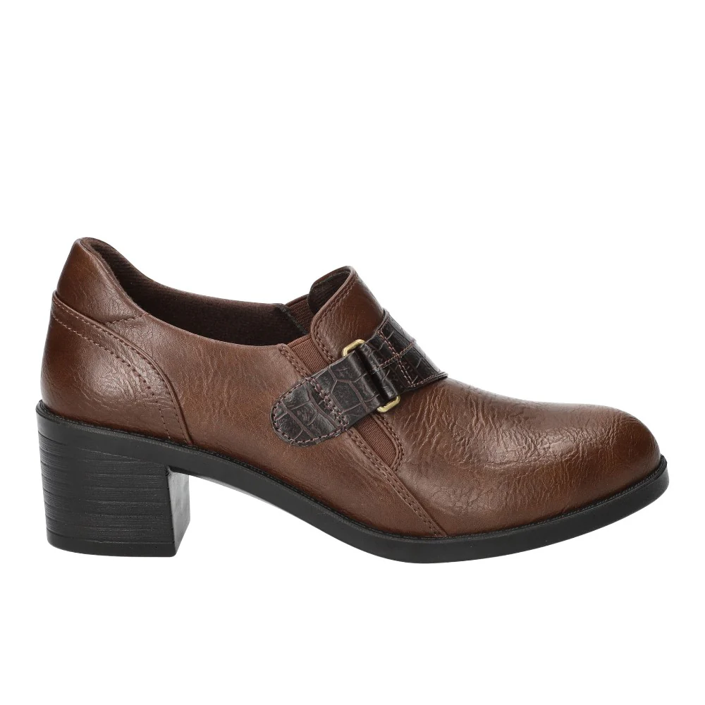 Lavelle Crocodile Strap Block Heel Comfort Shooties