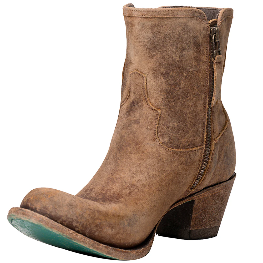Layten Round Toe Zippered Booties - Image 3
