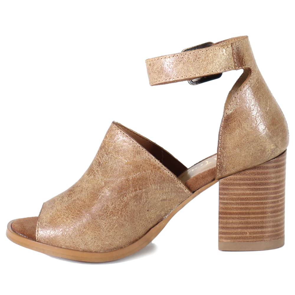 Leah Mai Ankle Strap Block Heel Sandals - Image 3