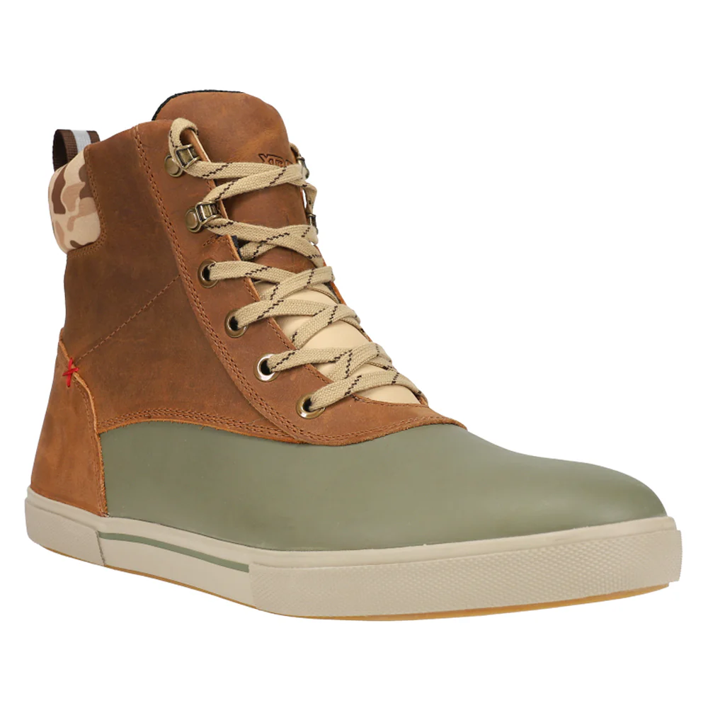 Leather Ankle Deck Lace Up Boots - Image 2
