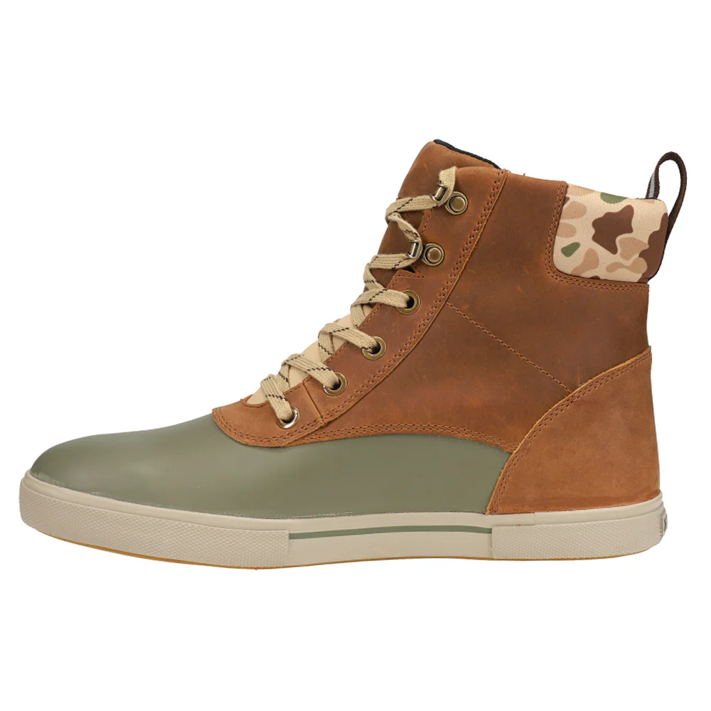 Leather Ankle Deck Lace Up Boots - Image 3