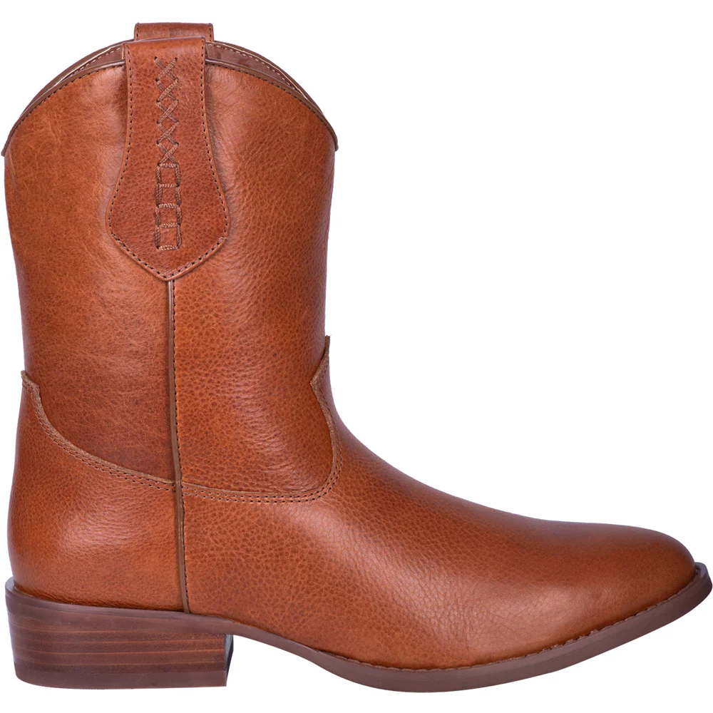 Lefty Round Toe Pull On Cowboy Boots