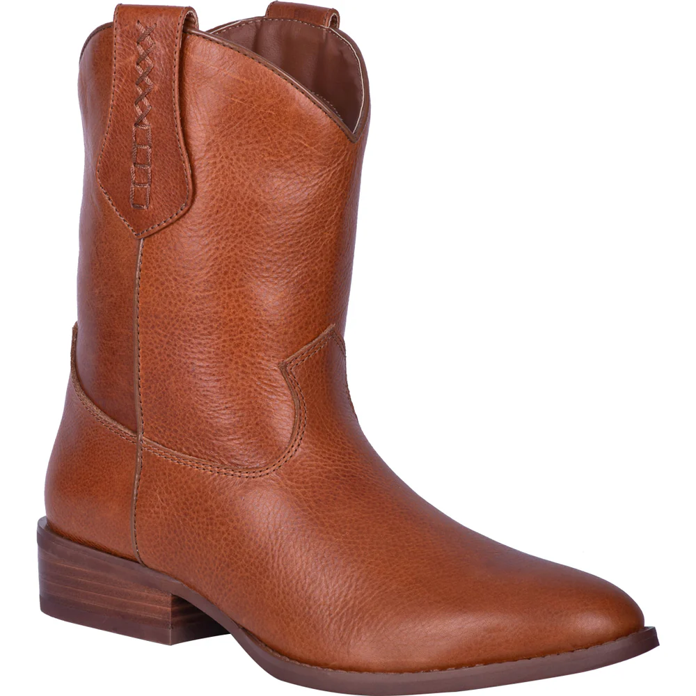 Lefty Round Toe Pull On Cowboy Boots - Image 2