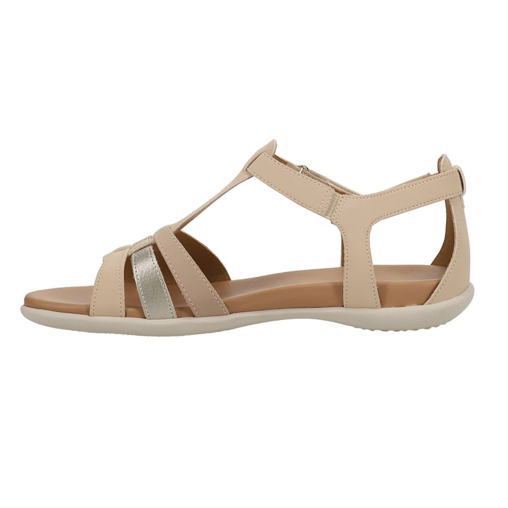Leia Flat Strappy Sandals - Image 3