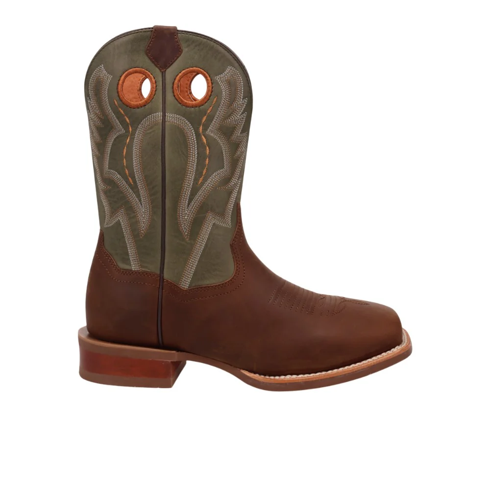 Leighton Embroidered Square Toe Cowboy Boots