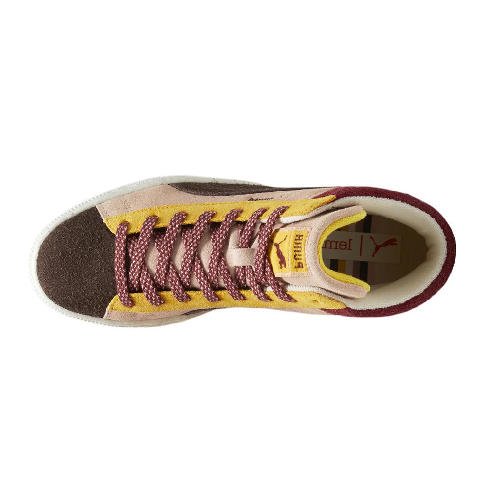 PUMA X LEMLEM Suede Mid Lace Up Sneakers - Image 4