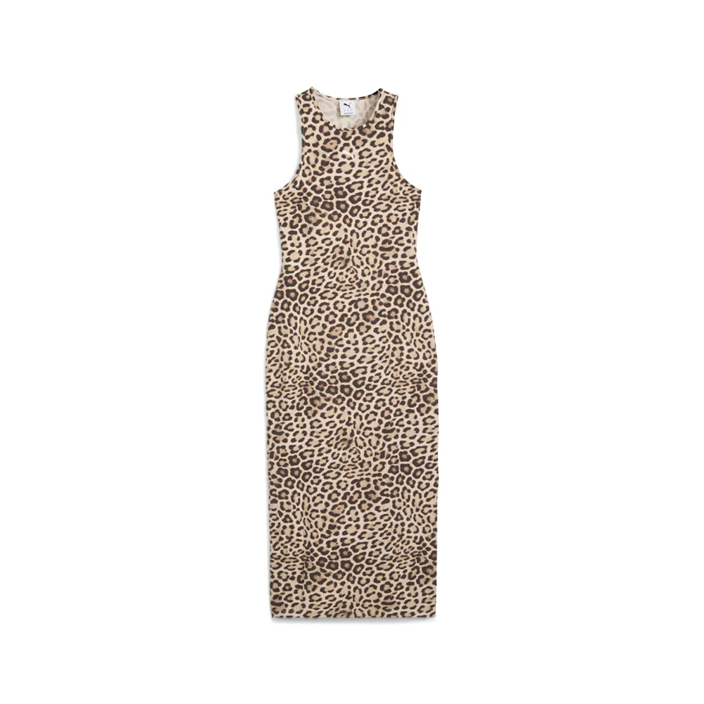 Leo Luxe Slim Sleeveless Midi Dress