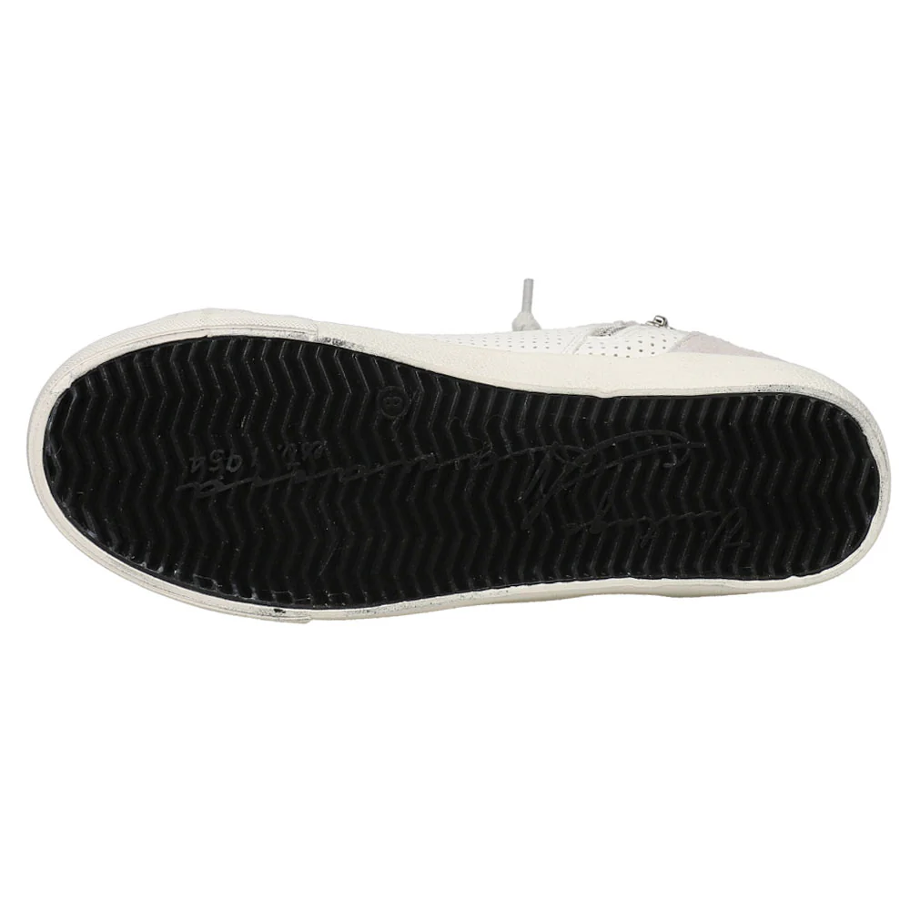 Lester Perforated High Top Slip On Sneakers - Image 5
