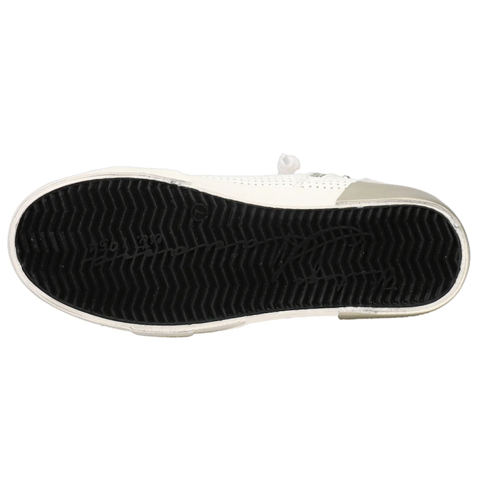Lester Perforated High Top Slip On Sneakers - Image 5