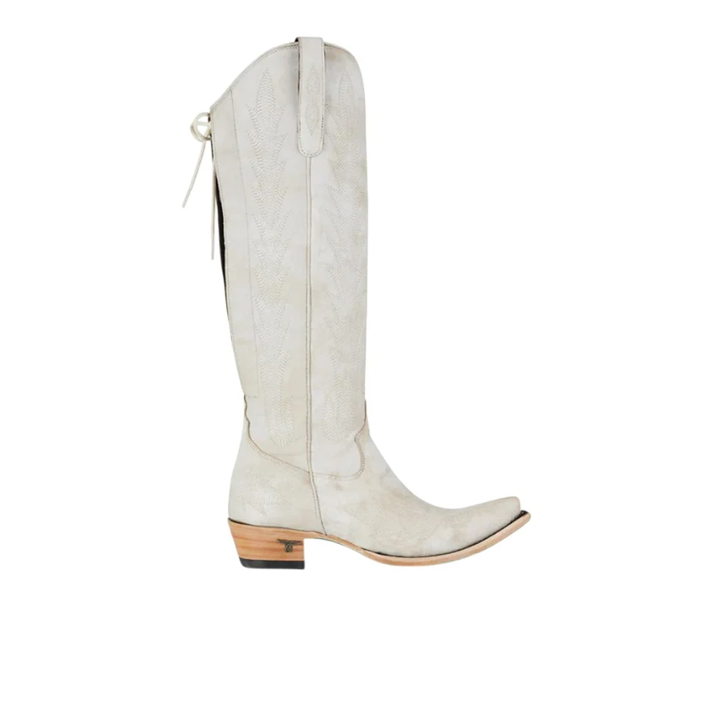 Lexington Knee High Embroidered Corset Cowboy Boot