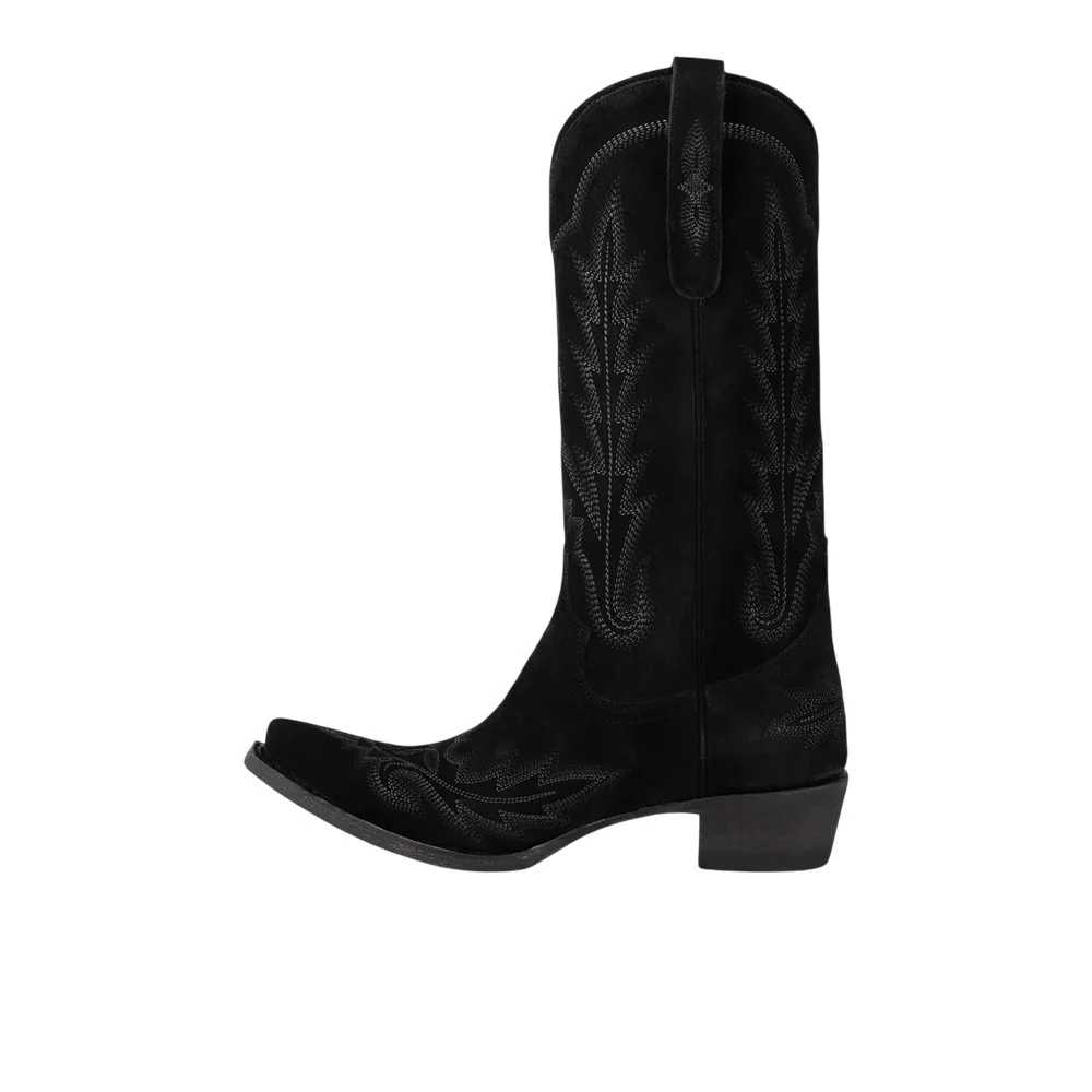 Lexington Embroidered Snip Toe Boots - Image 3