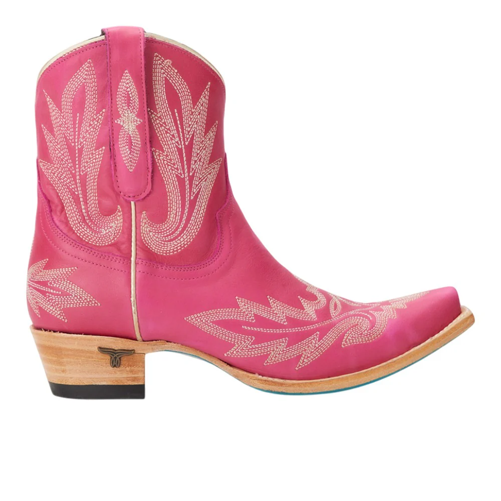 Lexington Embroidered Snip Toe Cowboy Bootie