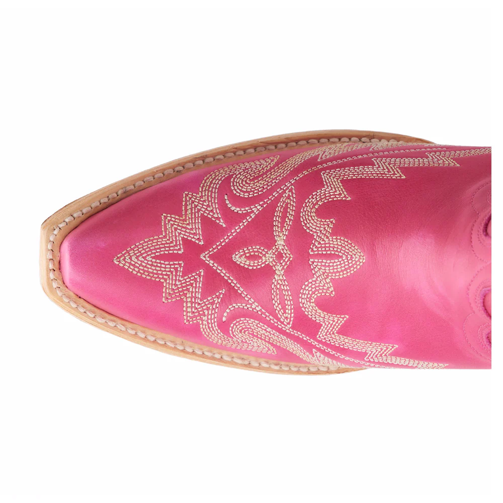 Lexington Embroidered Snip Toe Cowboy Bootie - Image 4