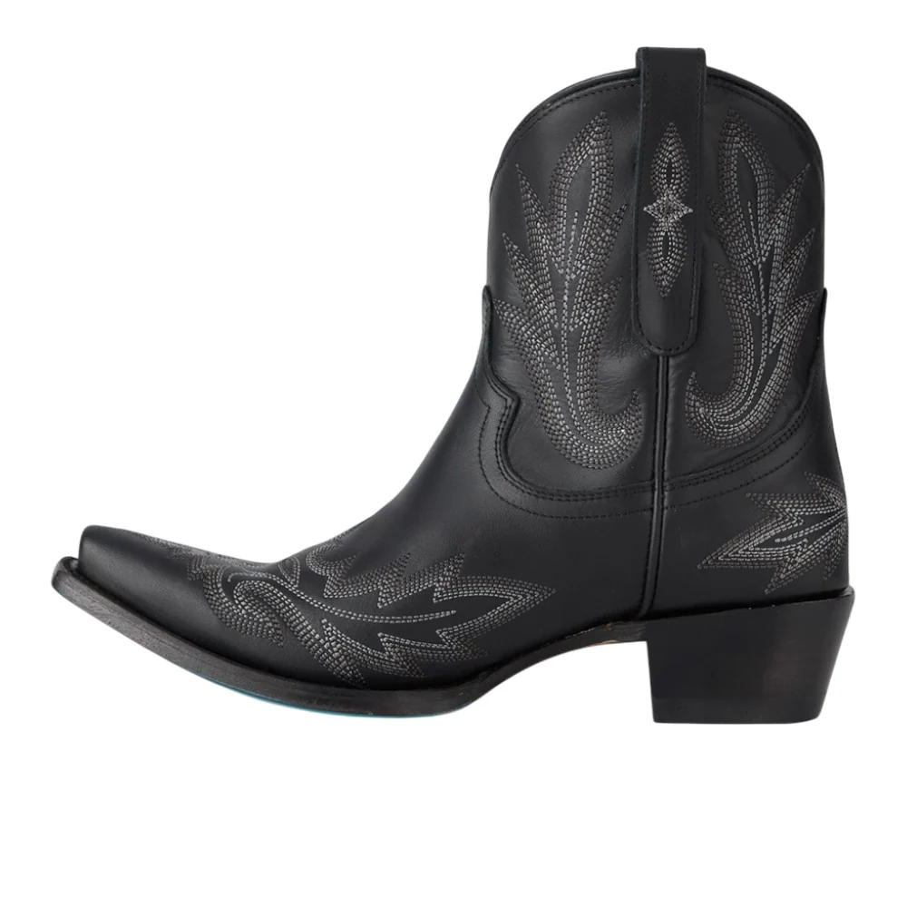 Lexington Embroidered Snip Toe Cowboy Bootie - Image 3