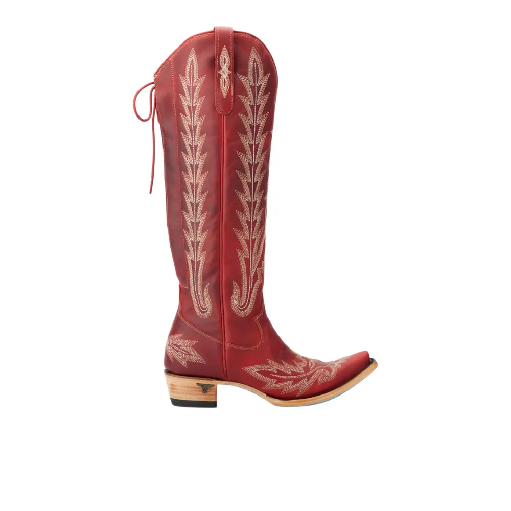 Lexington Knee High Corset Boot