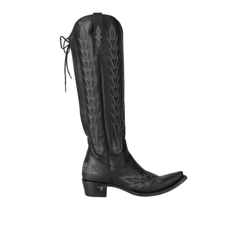 Lexington Knee High Embroidered Corset Cowboy Boot