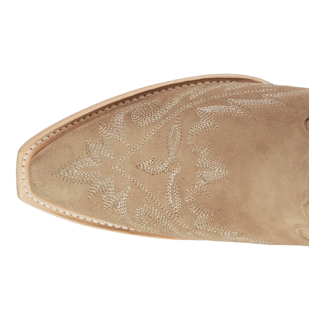 Lexington Knee High Embroidered Corset Cowboy Boots - Image 4