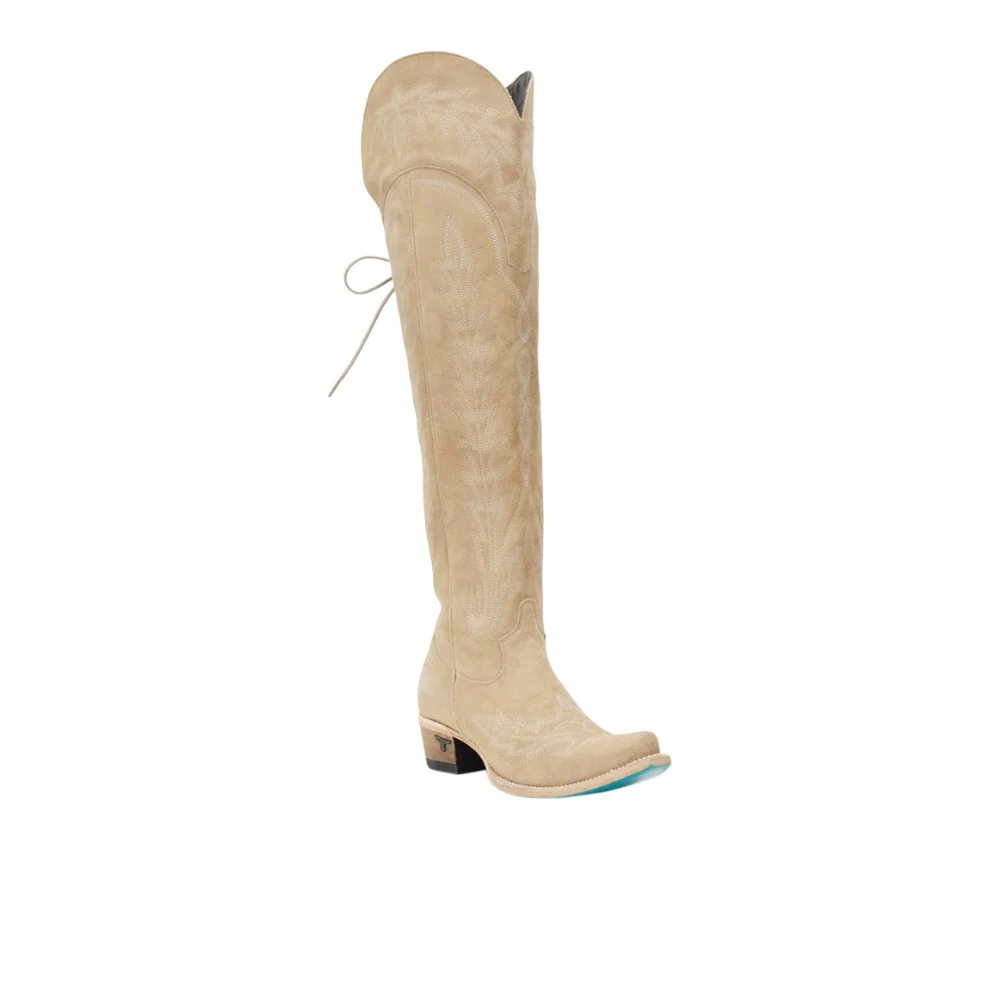 Lexington OTK Embroidered Snip Toe Corset Boot - Image 2