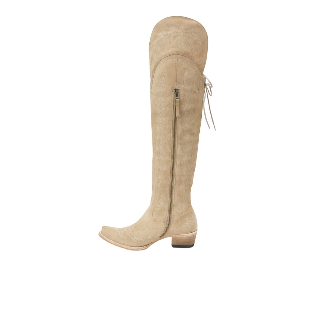 Lexington OTK Embroidered Snip Toe Corset Boot - Image 3