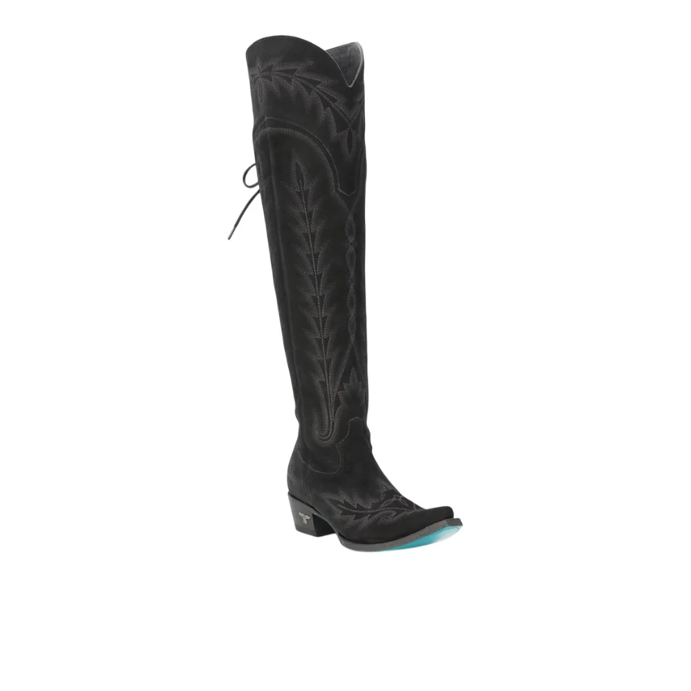 Lexington OTK Embroidered Snip Toe Corset Boot - Image 2