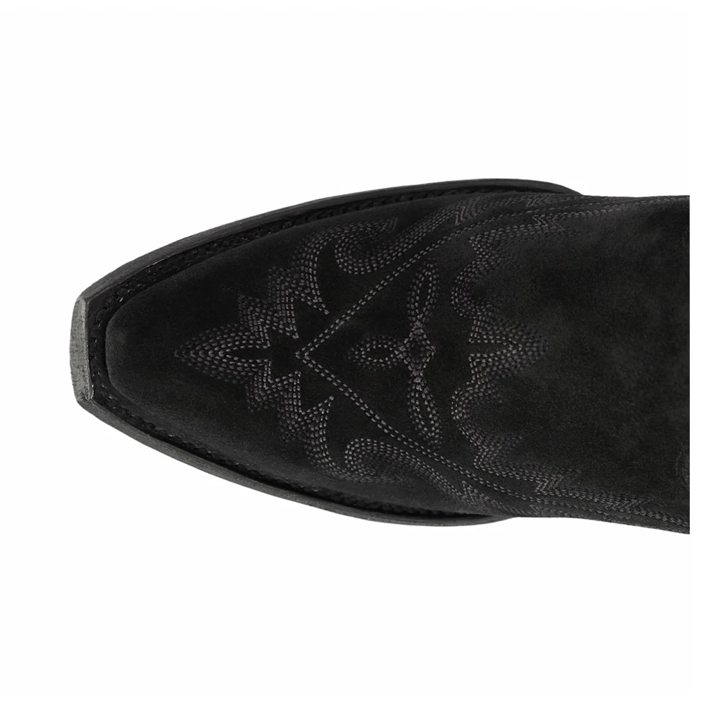 Lexington OTK Embroidered Snip Toe Corset Boot - Image 4