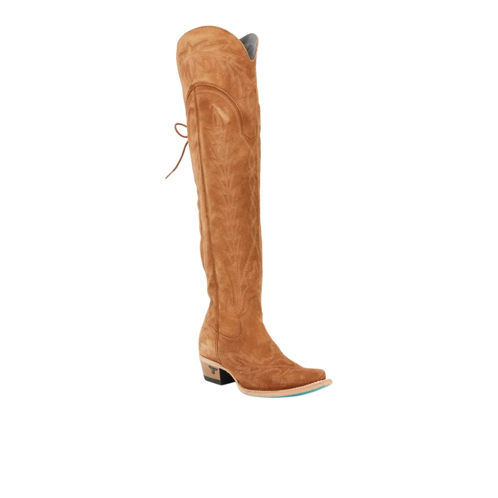 Lexington OTK Embroidered Snip Toe Corset Boot - Image 2
