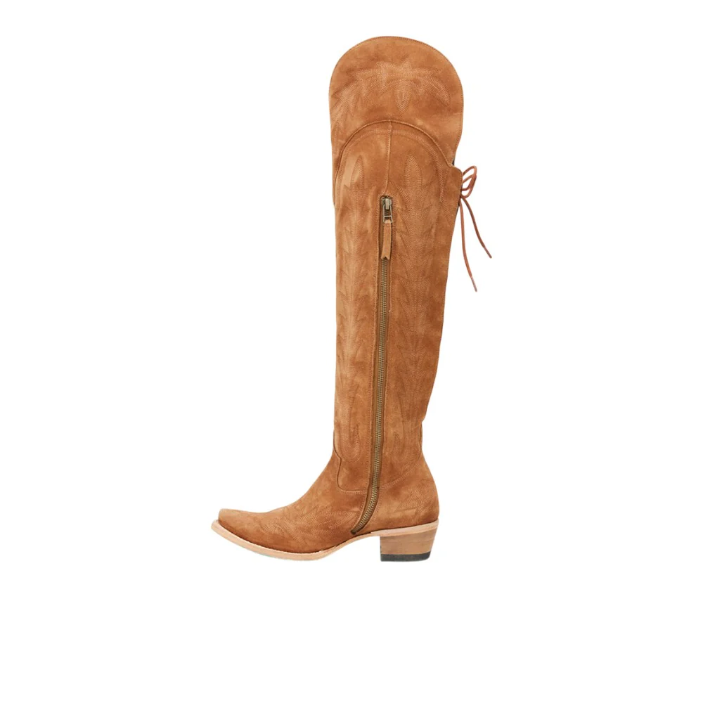Lexington OTK Embroidered Snip Toe Corset Boot - Image 3