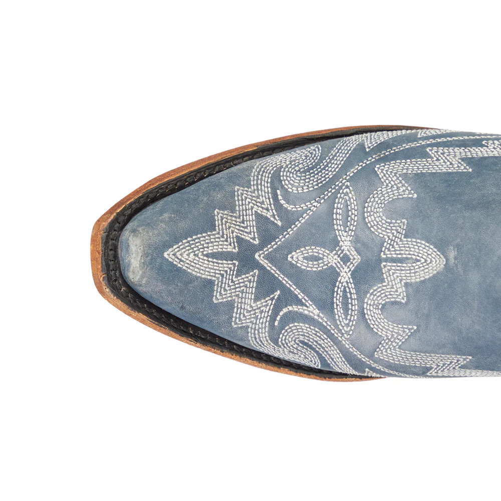 Lexington Embroidered Snip Toe Cowboy Bootie - Image 4
