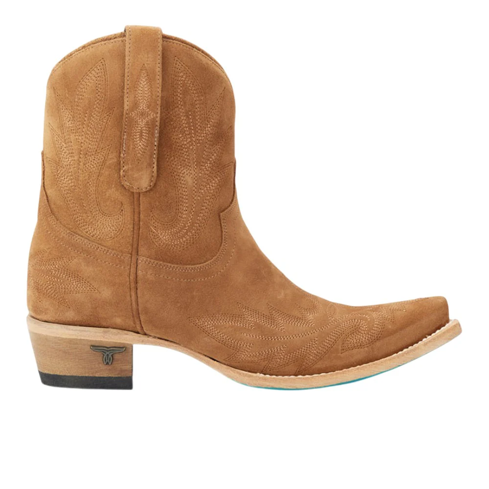 Lexington Embroidered Snip Toe Cowboy Bootie