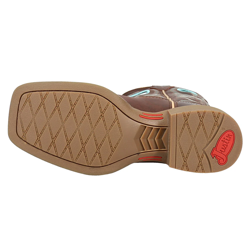 Liberty Square Toe Pull On Cowboy Boots - Image 5
