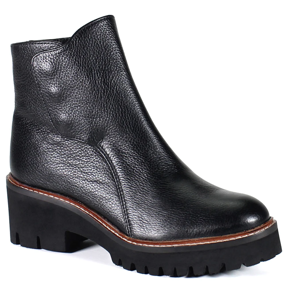 Light Pier Round Toe Zippered Boots - Image 2