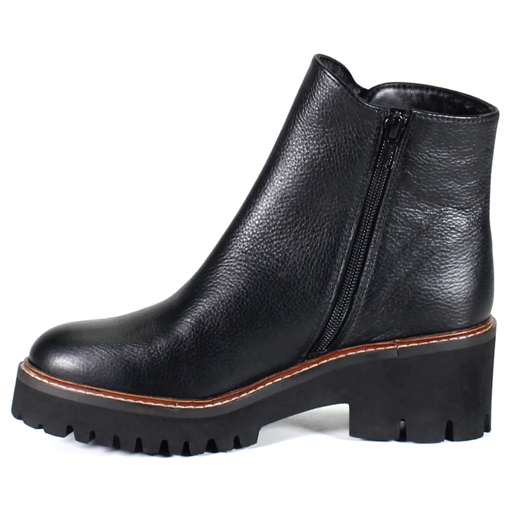 Light Pier Round Toe Zippered Boots - Image 3