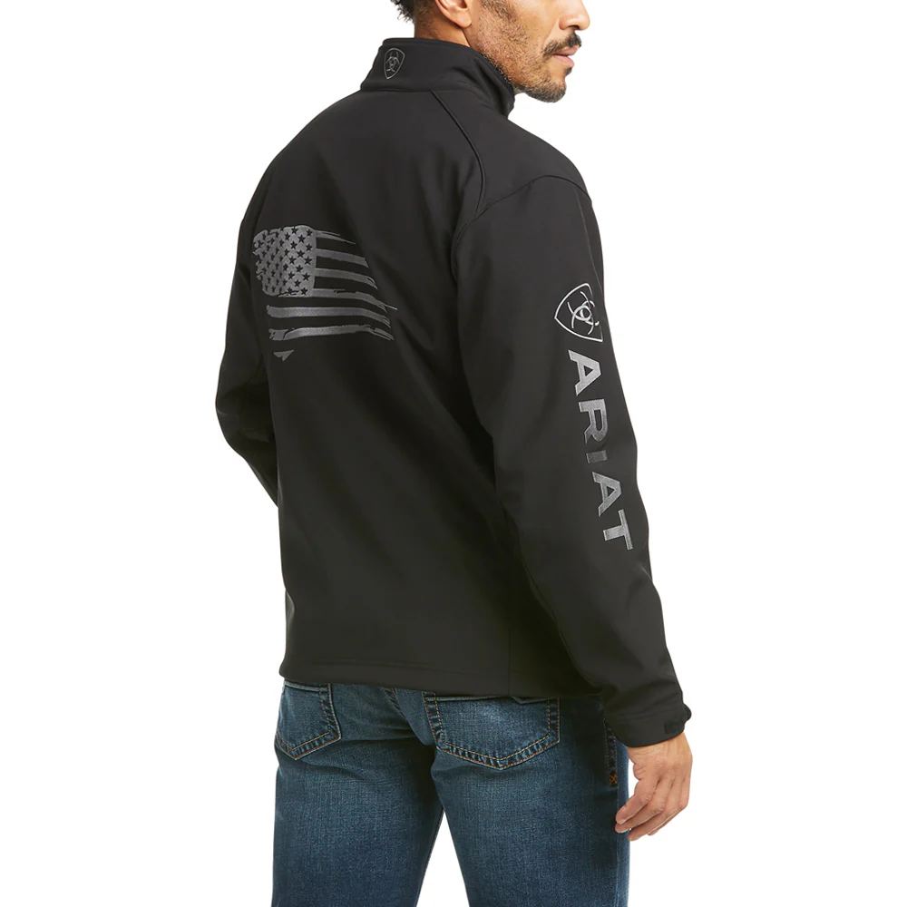 Logo 2.0 Patriot Softshell Full Zip Jacket - Image 2