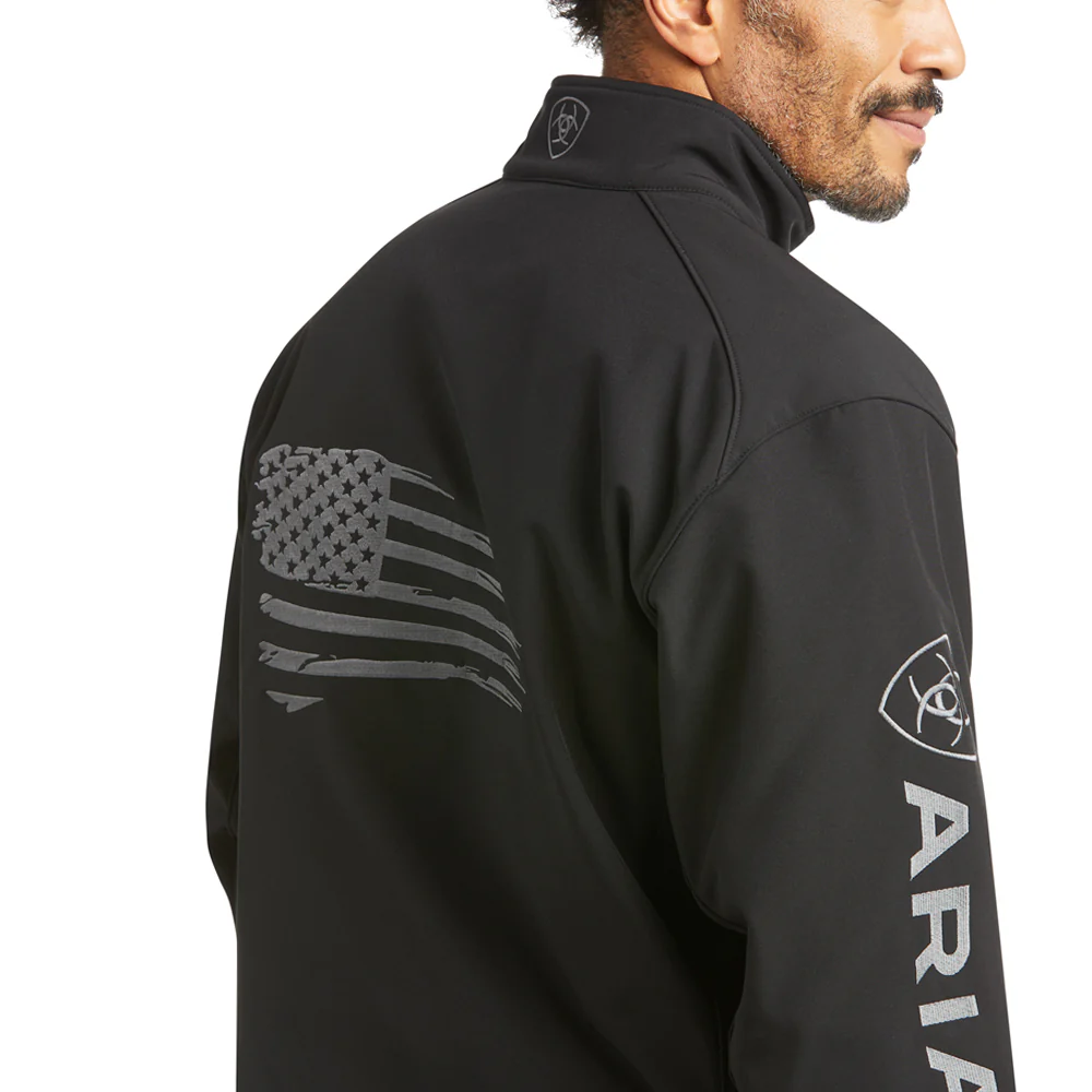 Logo 2.0 Patriot Softshell Full Zip Jacket - Image 3