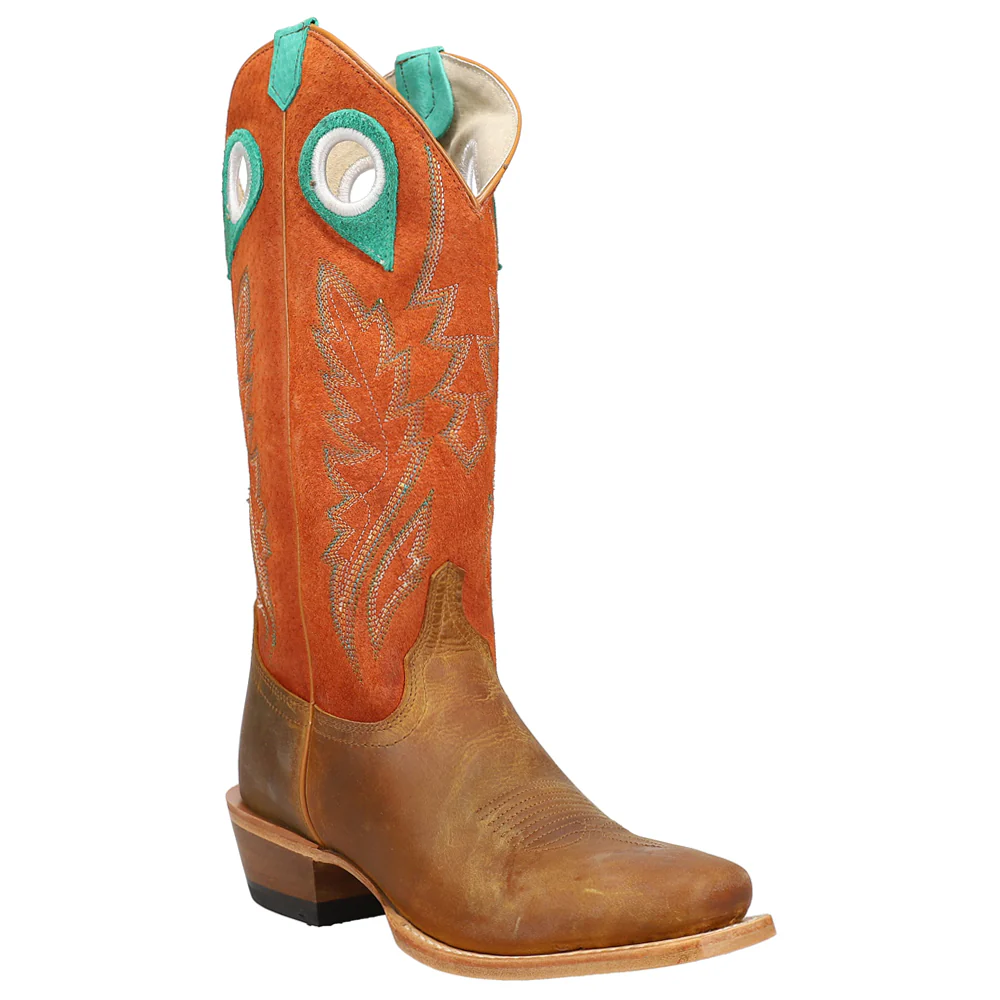 Lorena Square Toe Pull On Cowboy Boots - Image 2