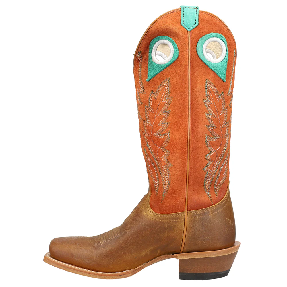 Lorena Square Toe Pull On Cowboy Boots - Image 3