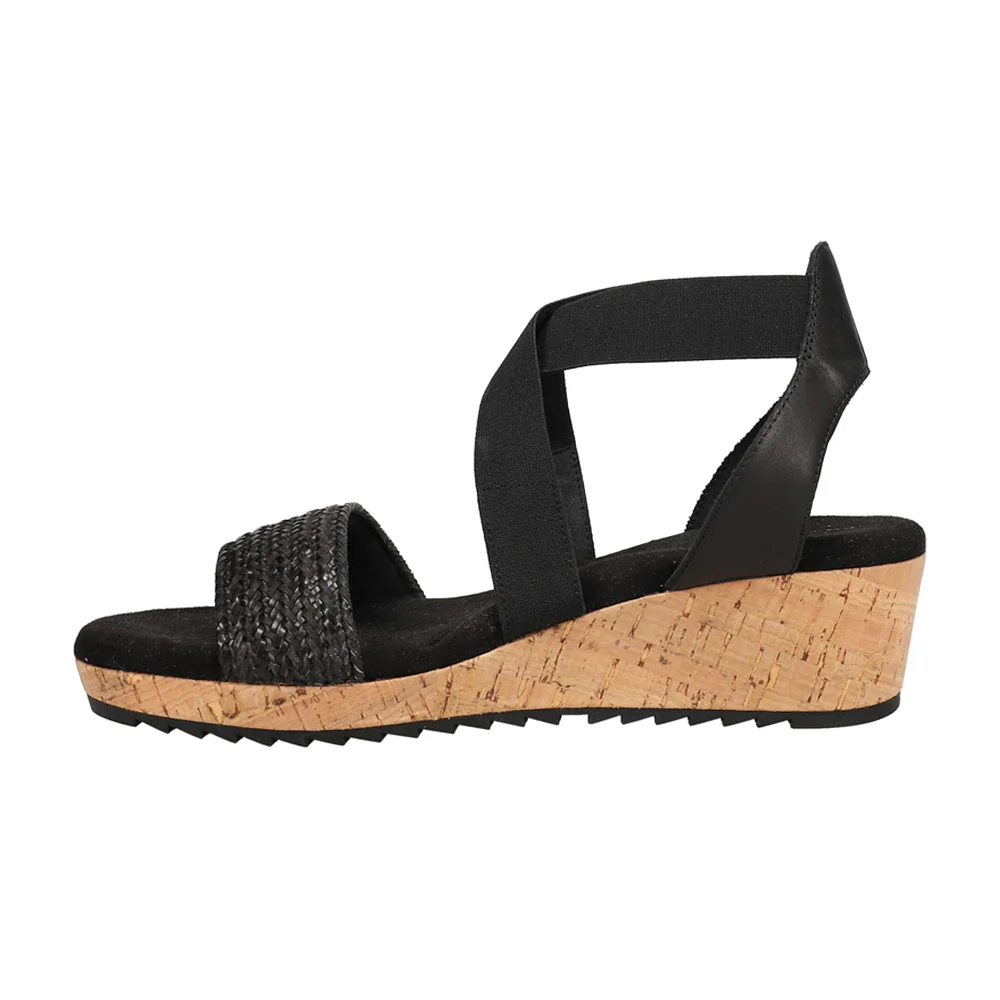 Lorena Wedge Sandals - Image 3