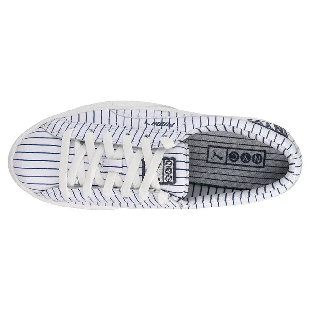 Love NYC Striped Lace Up Sneakers - Image 4