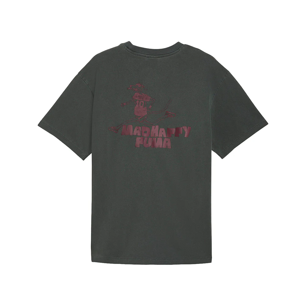 PUMA X MADHAPPY Graphic Crew Neck Short Sleeve T-Shirt - Image 2