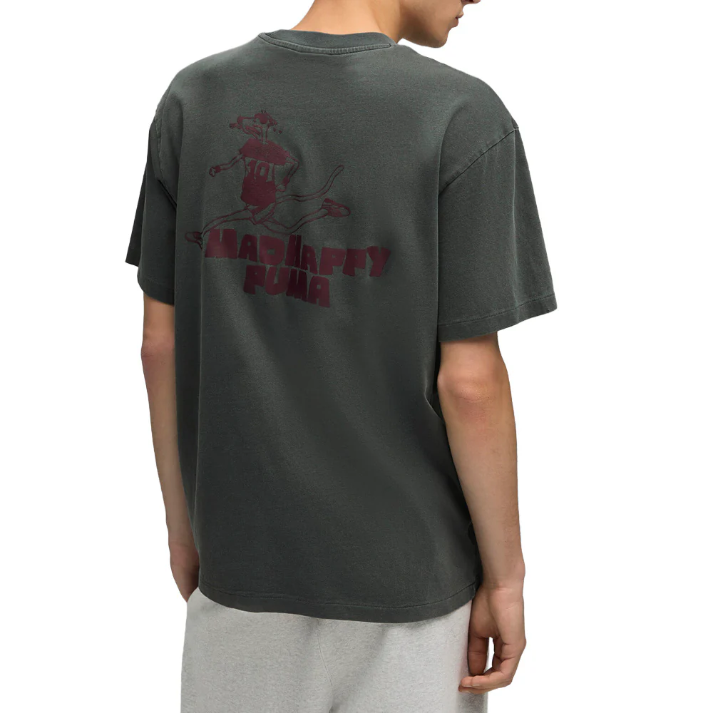 PUMA X MADHAPPY Graphic Crew Neck Short Sleeve T-Shirt - Image 4