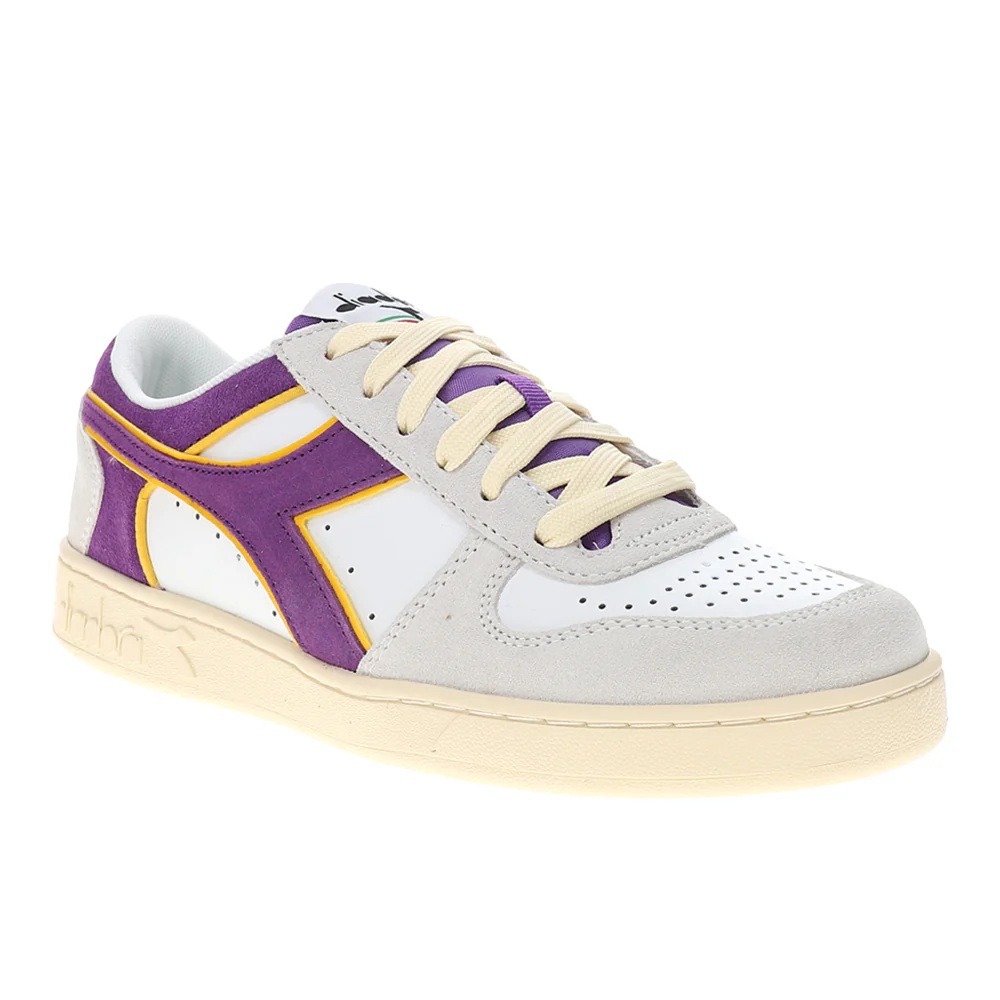 Magic Basket Low Suede Leather Lace Up Sneakers - Image 2