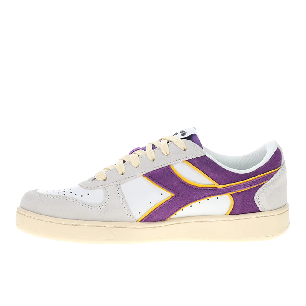 Magic Basket Low Suede Leather Lace Up Sneakers - Image 3