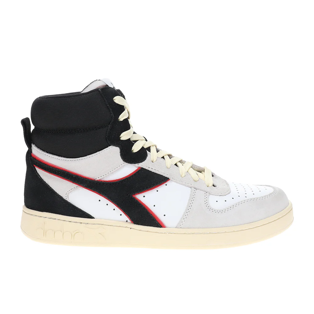 Magic Basket Mid Suede Lace Up Sneakers
