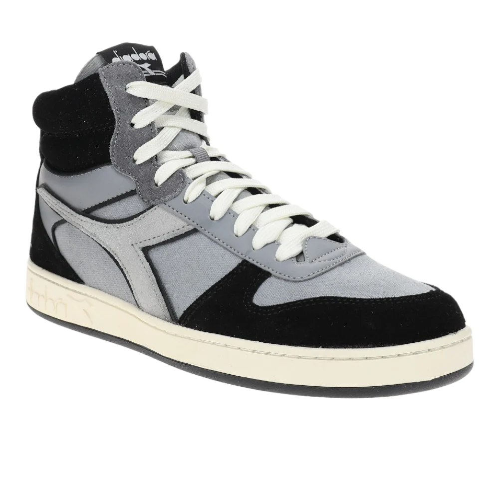 Magic Basket Mid Treated Lace Up Sneakers - Image 2