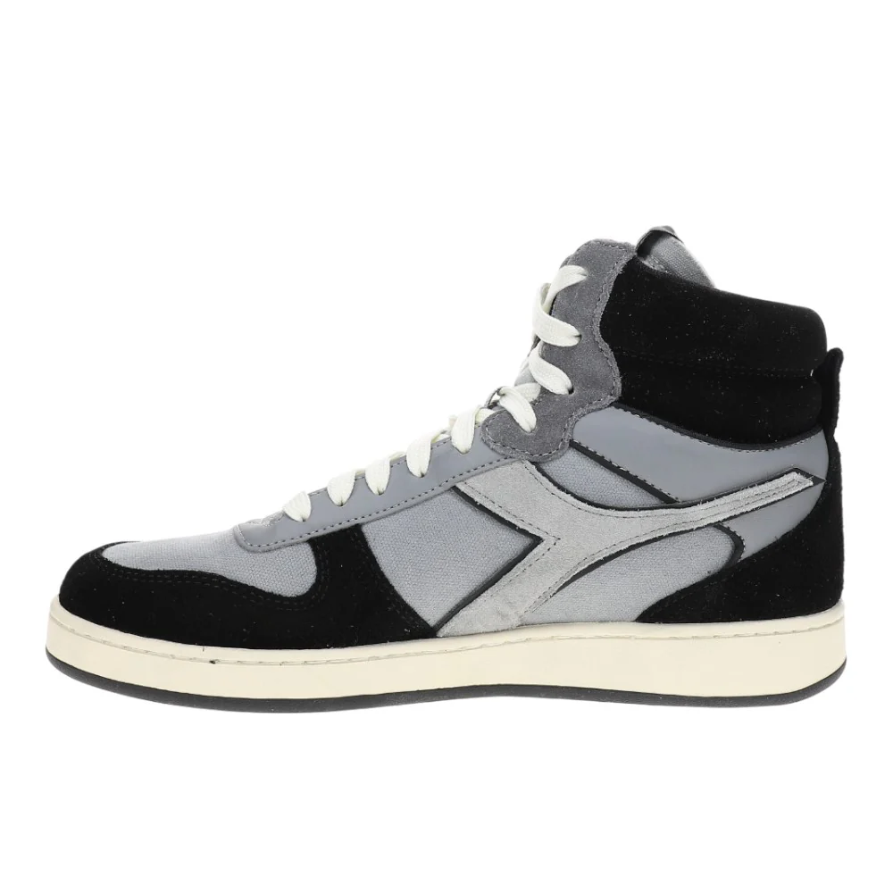 Magic Basket Mid Treated Lace Up Sneakers - Image 3