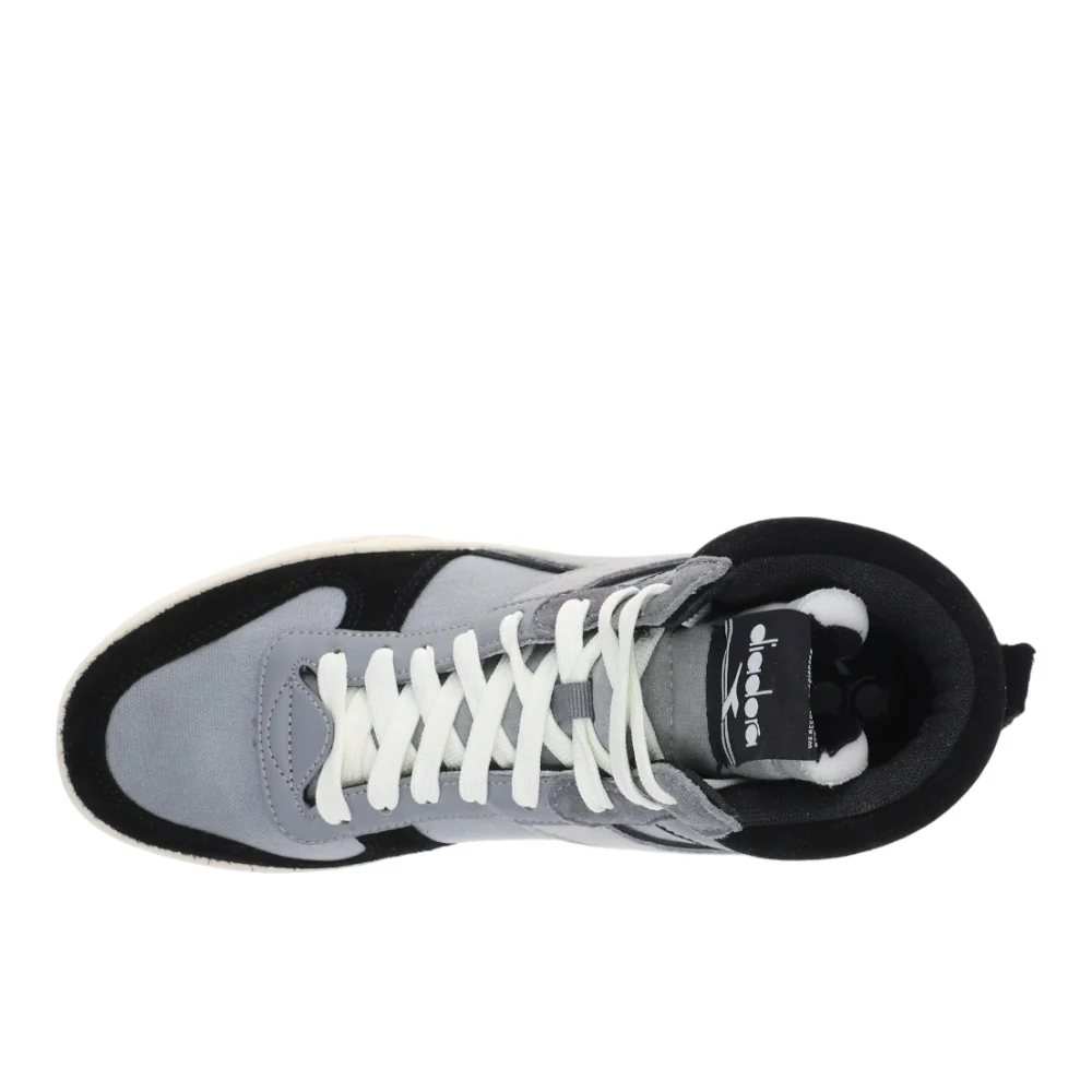 Magic Basket Mid Treated Lace Up Sneakers - Image 4